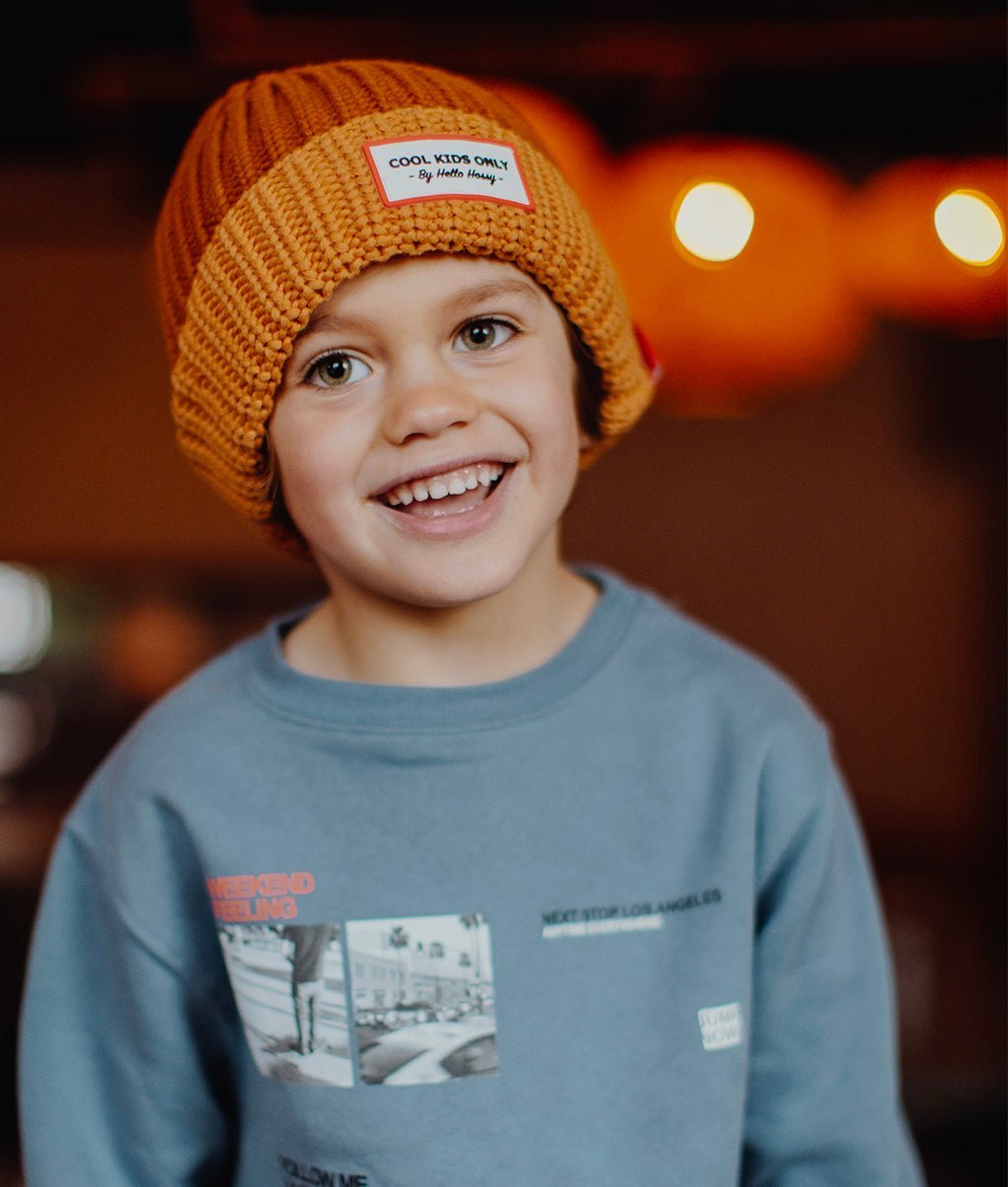 Gorro Cool Brownie para crianças e bebés, Cool Kids Only, Hello Hossy