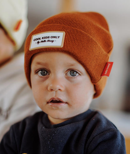 gorro para crianças Urban Cacao, 100% algodão orgânico, desde os 9 meses, Cool Kids Only !