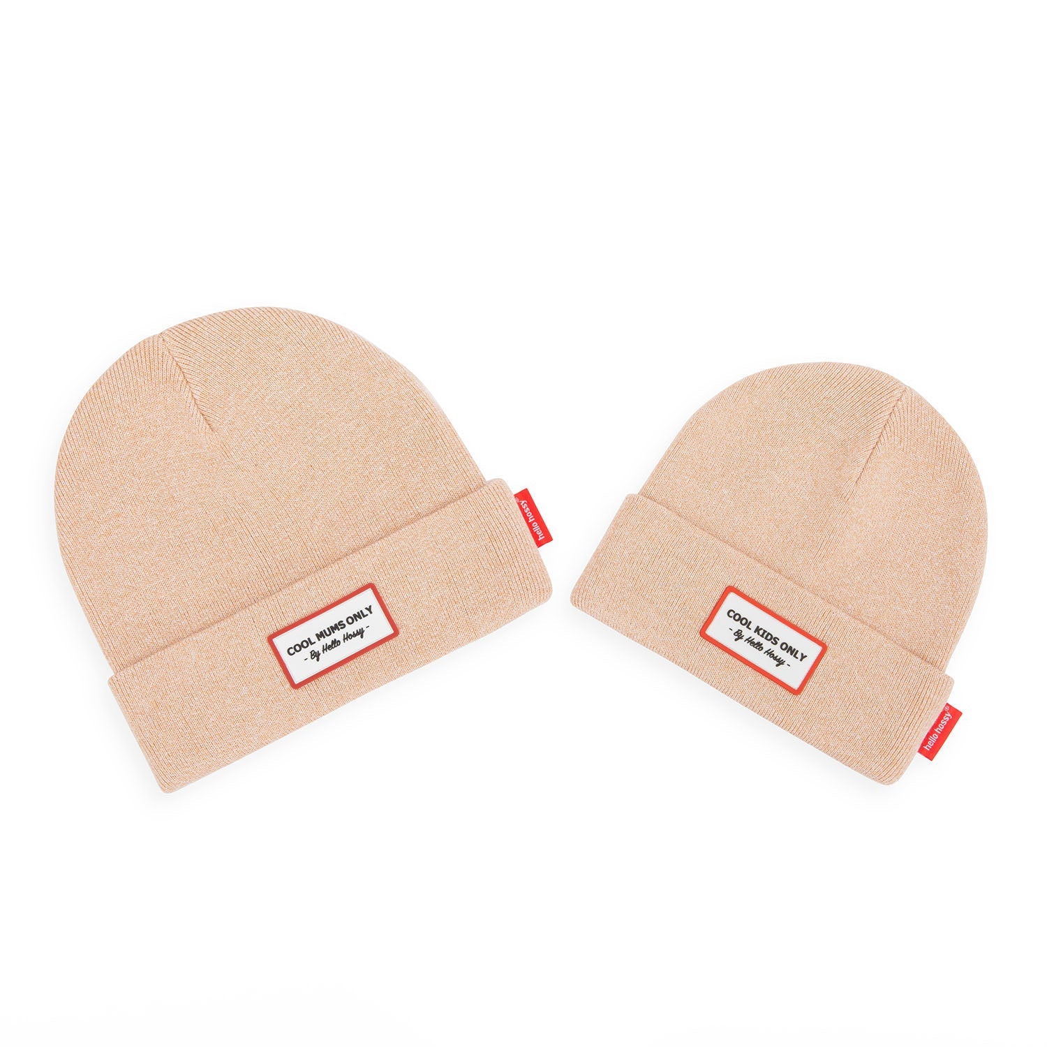 Gorro pais e filhos Urban Nude, algodão, efeito chiné, malha macia e fina, matchy-matchy, a partir dos 9 meses, Cool Kids Only!