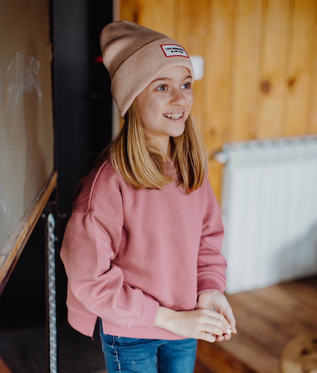 Gorro para crianças Urban Nude, algodão, efeito chiné, malha macia e fina, desde os 9 meses, Cool Kids Only!