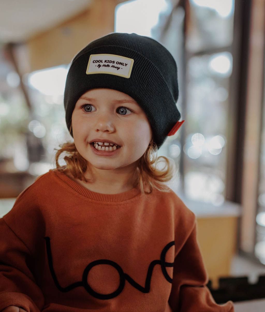 Gorro infantil Urban Green, 100% algodão orgânico, desde os 9 meses, Cool Kids Only !