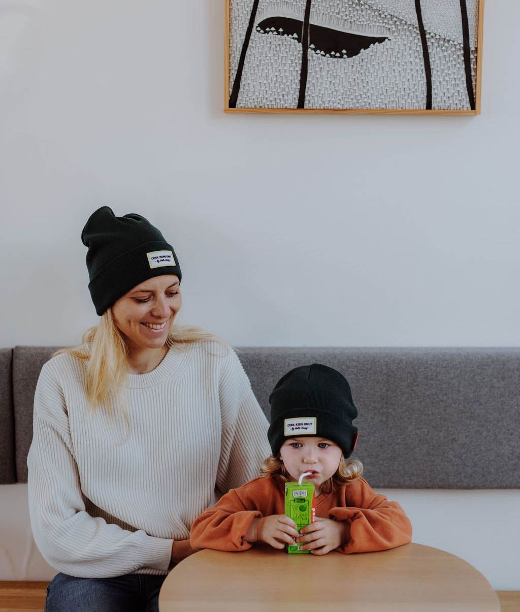 Gorro pais e filhos Urban Green, 100% algodão orgânico, matchy-matchy, a partir dos 9 meses, Cool Kids Only!
