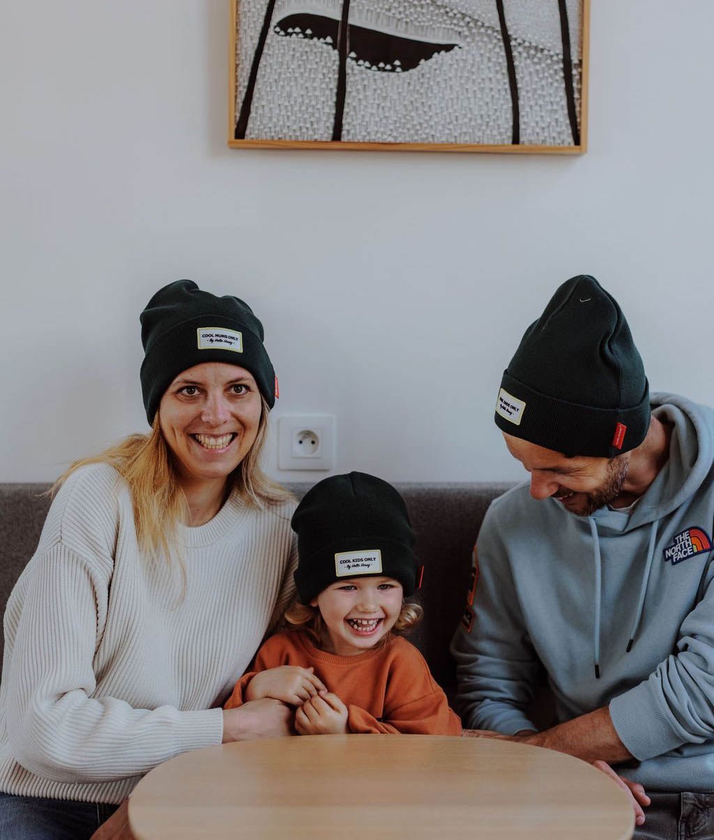 Gorro pais e filhos Urban Green, 100% algodão orgânico, matchy-matchy, a partir dos 9 meses, Cool Kids Only!