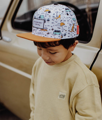Boné infantil Aussie, pala reta, ecorresponsável, certificado Oeko-Tex, desde os 9 meses, Cool Kids Only !