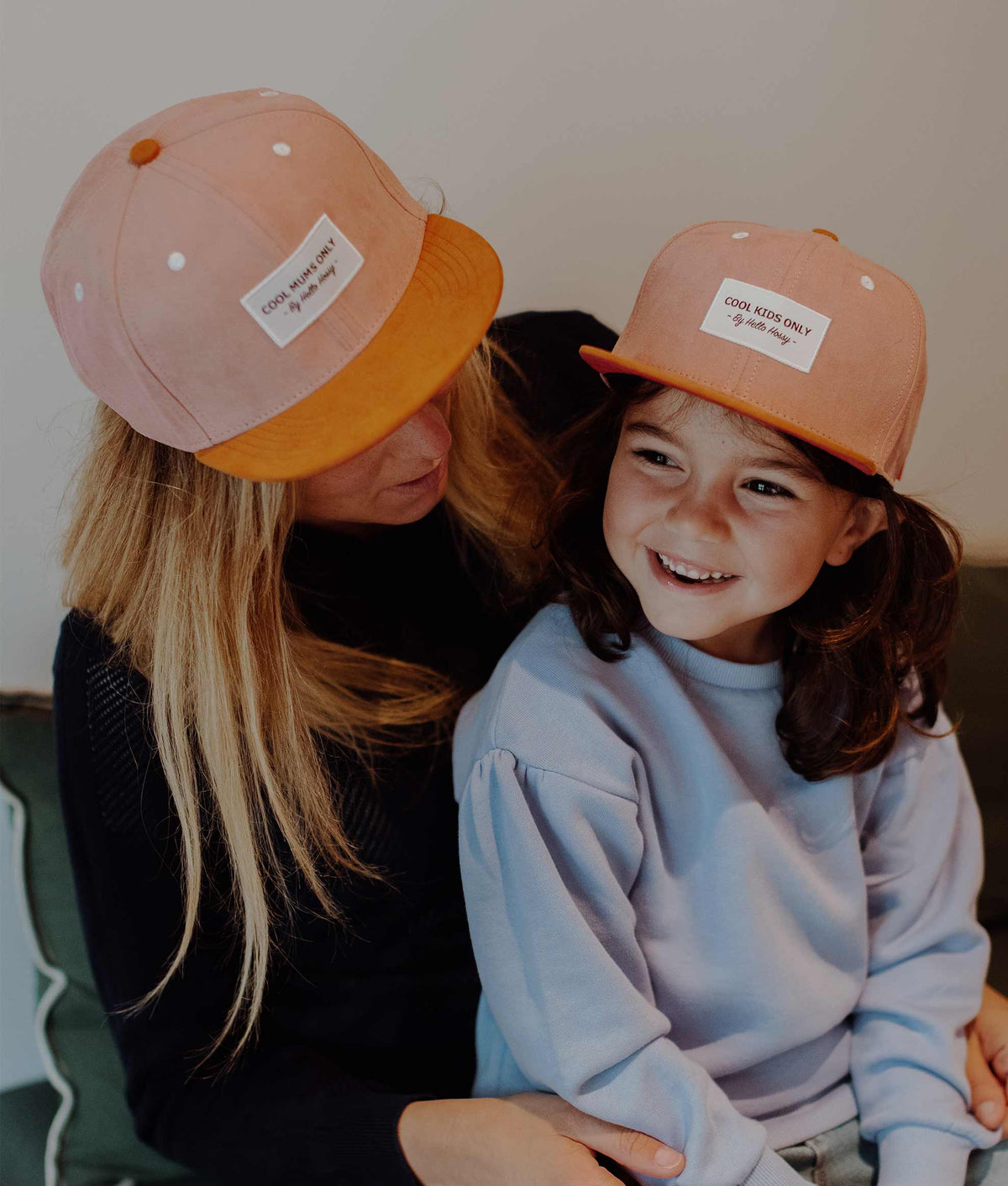 Boné Daim Old Pink para crianças e bebés, Cool Kids Only, Hello Hossy