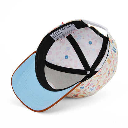 Boné infantil Dried Flowers, pala curva, ecorresponsável, certificado Oeko-Tex, desde os 9 meses, Cool Kids Only!