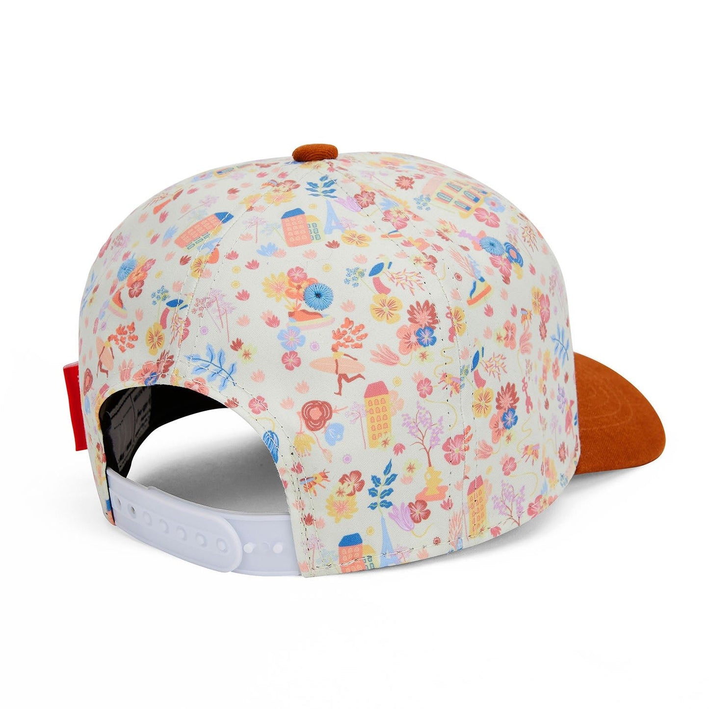 Boné infantil Dried Flowers, pala curva, ecorresponsável, certificado Oeko-Tex, desde os 9 meses, Cool Kids Only!