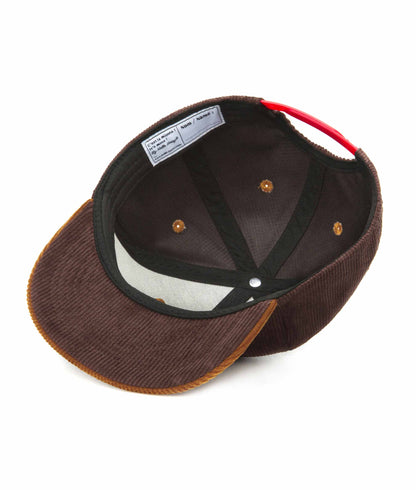 Boné para crianças Sweet Brownie, pala reta, veludo, certificado Oeko-Tex, desde os 9 meses, Cool Kids Only!