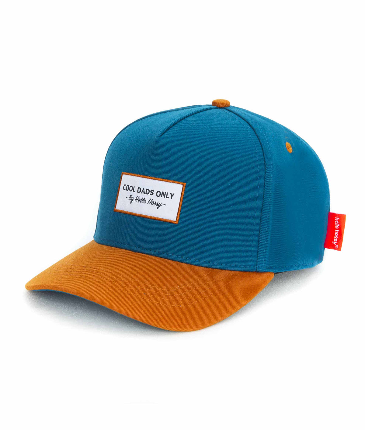 Boné infantil Mini Duck Blue, pala curva, 100% algodão orgânico, certificado Oeko-Tex, desde os 9 meses, Cool Kids Only!