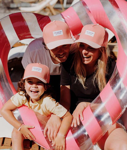 Boné pais e filhos Mini Framboise, pala curva, matchy-matchy, 100% algodão orgânico, a partir dos 9 meses, Cool Kids Only!