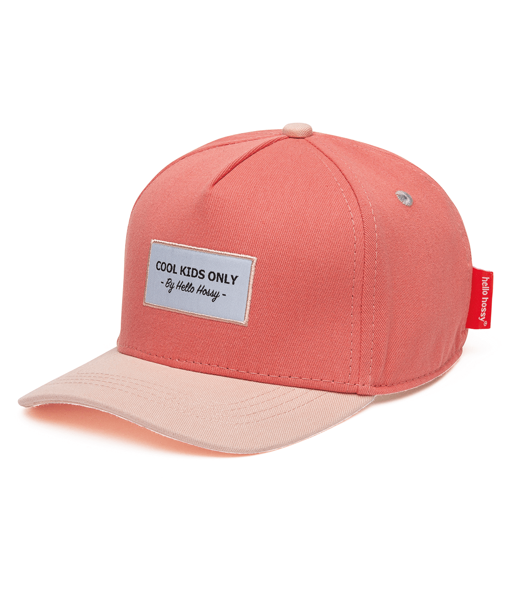 Boné infantil Mini Framboise, pala curva, 100% algodão orgânico, certificado Oeko-Tex, desde os 9 meses, Cool Kids Only!
