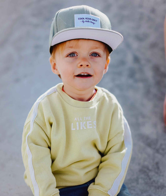 Boné Mini Caqui para crianças e bebés, Cool Kids Only, Hello Hossy