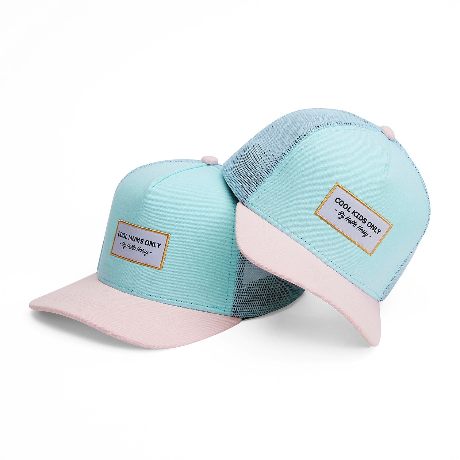 Boné pais e filhos Mini Lagoon, estilo Trucker, matchy-matchy, ecorresponsável, desde os 9 meses, Cool Kids Only!