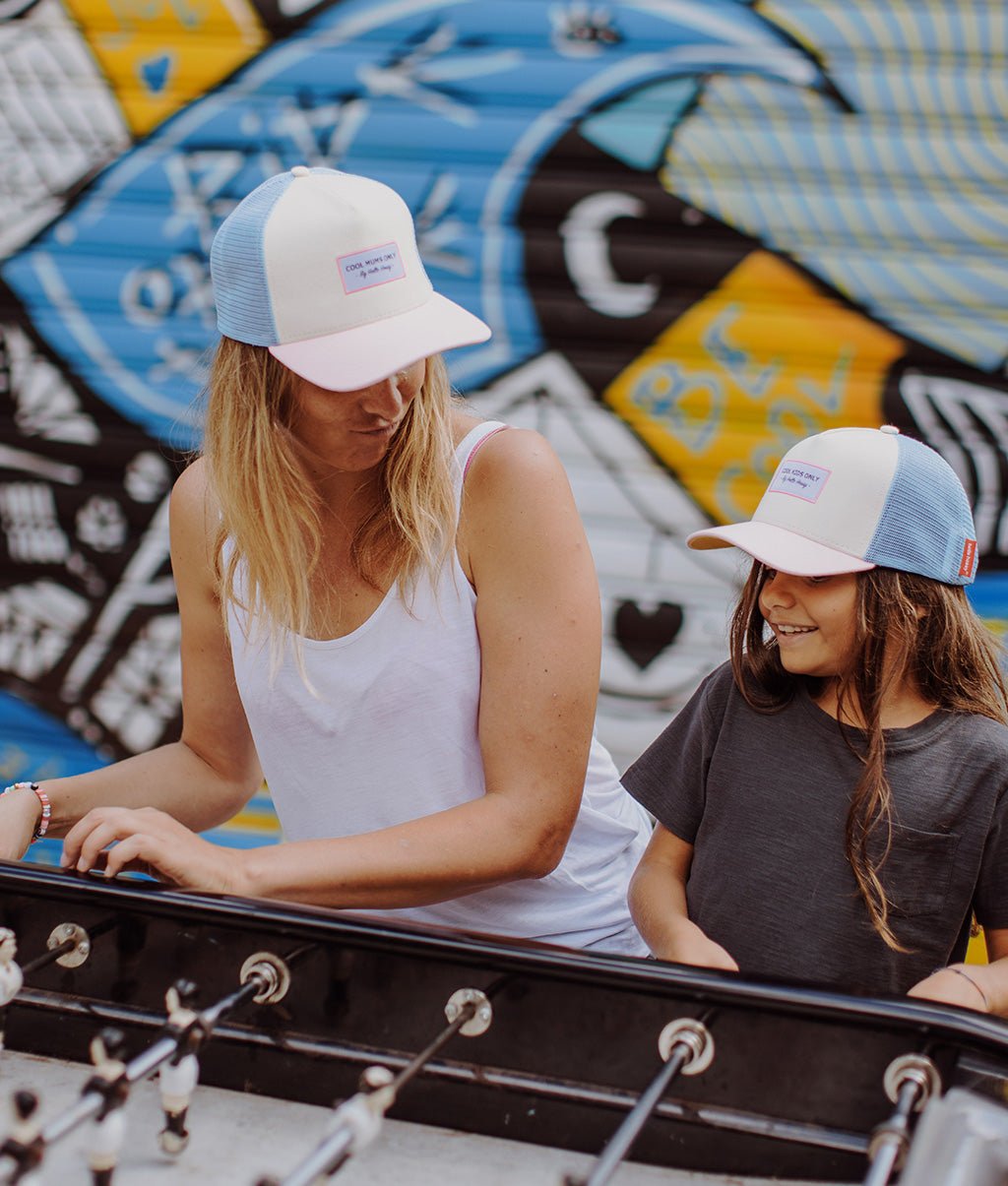 Boné pais e filhos Mini Lollipop, estilo Trucker, matchy-matchy, ecorresponsável, desde os 9 meses, Cool Kids Only!