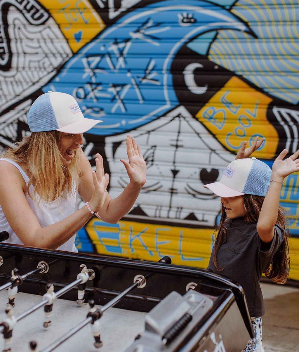 Boné pais e filhos Mini Lollipop, estilo Trucker, matchy-matchy, ecorresponsável, desde os 9 meses, Cool Kids Only!