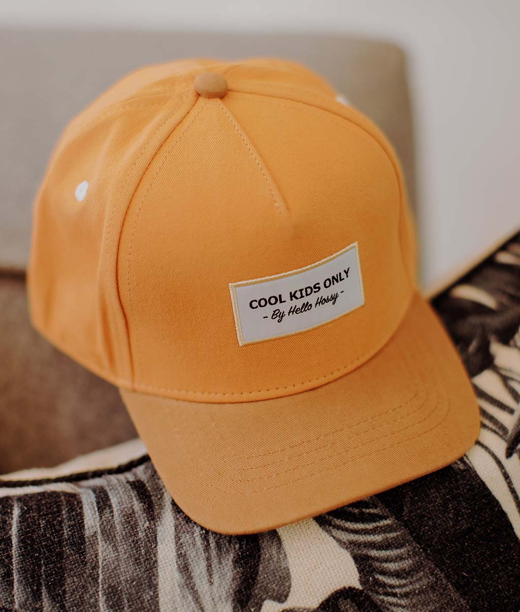 Boné para crianças Mini Tan, pala curva, 100% algodão orgânico, certificado Oeko-Tex, desde os 9 meses, Cool Kids Only!