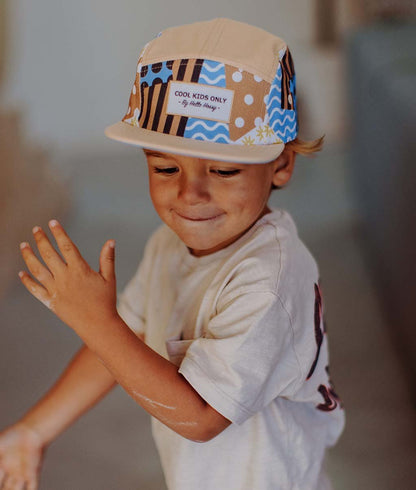 Boné pais e filhos Patchwork, pala reta, matchy-matchy, ecorresponsável, a partir dos 9 meses, Cool Kids Only !