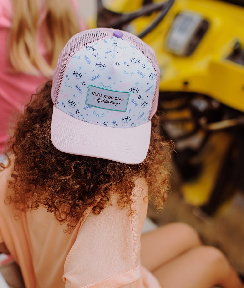 Boné Pink Eyes para crianças e bebés, Cool Kids Only, Hello Hossy