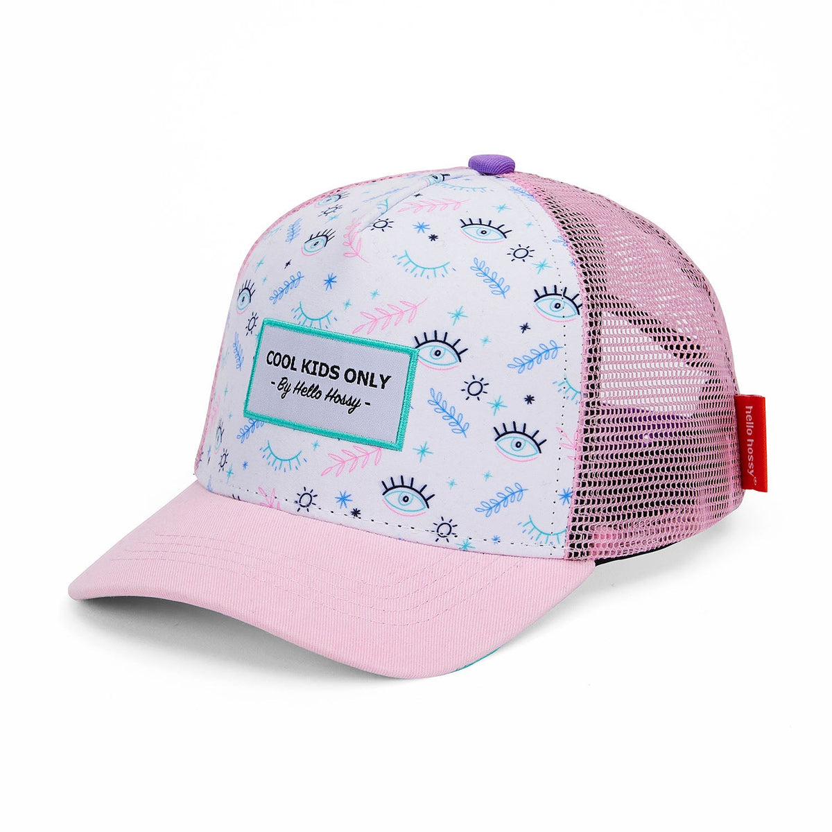 Boné Pink Eyes para crianças e bebés, Cool Kids Only, Hello Hossy