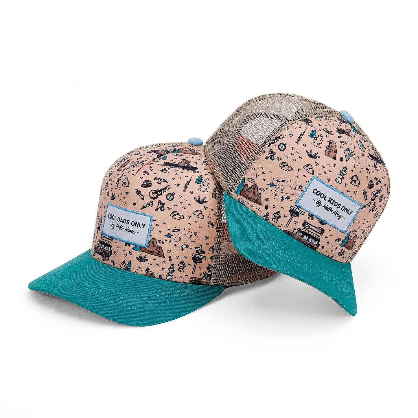 Boné para pais e filhos Road Trip, estilo Trucker, matchy-matchy, ecorresponsável, a partir dos 9 meses, Cool Kids Only!