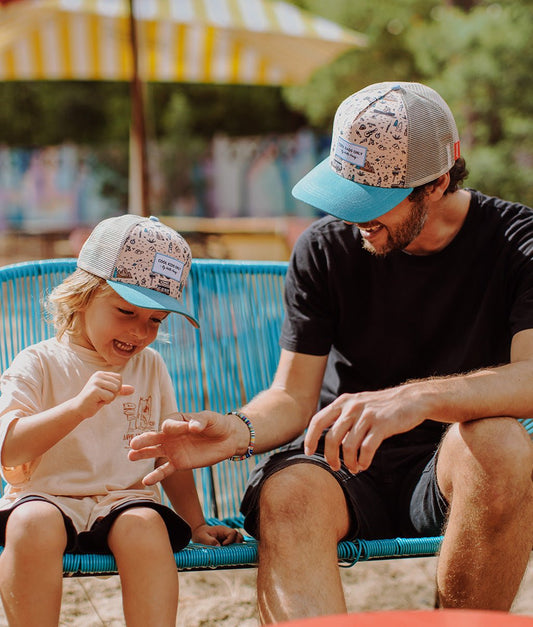 Boné para pais e filhos Road Trip, estilo Trucker, matchy-matchy, ecorresponsável, a partir dos 9 meses, Cool Kids Only!