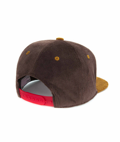 Boné para crianças Sweet Brownie, pala reta, veludo, certificado Oeko-Tex, desde os 9 meses, Cool Kids Only!
