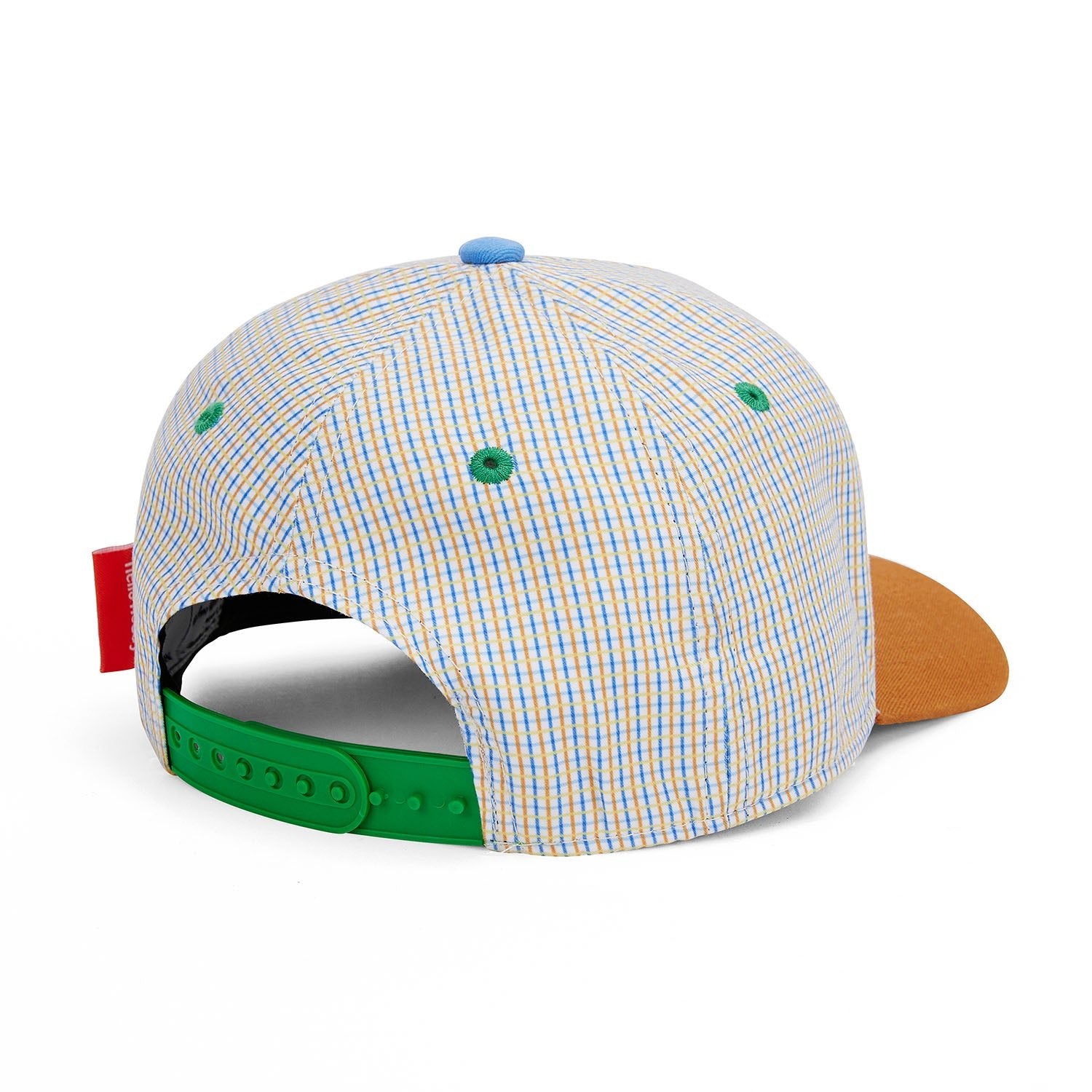 Boné infantil Vichy, pala curva, ecorresponsável, certificado Oeko-Tex, desde os 9 meses, Cool Kids Only!